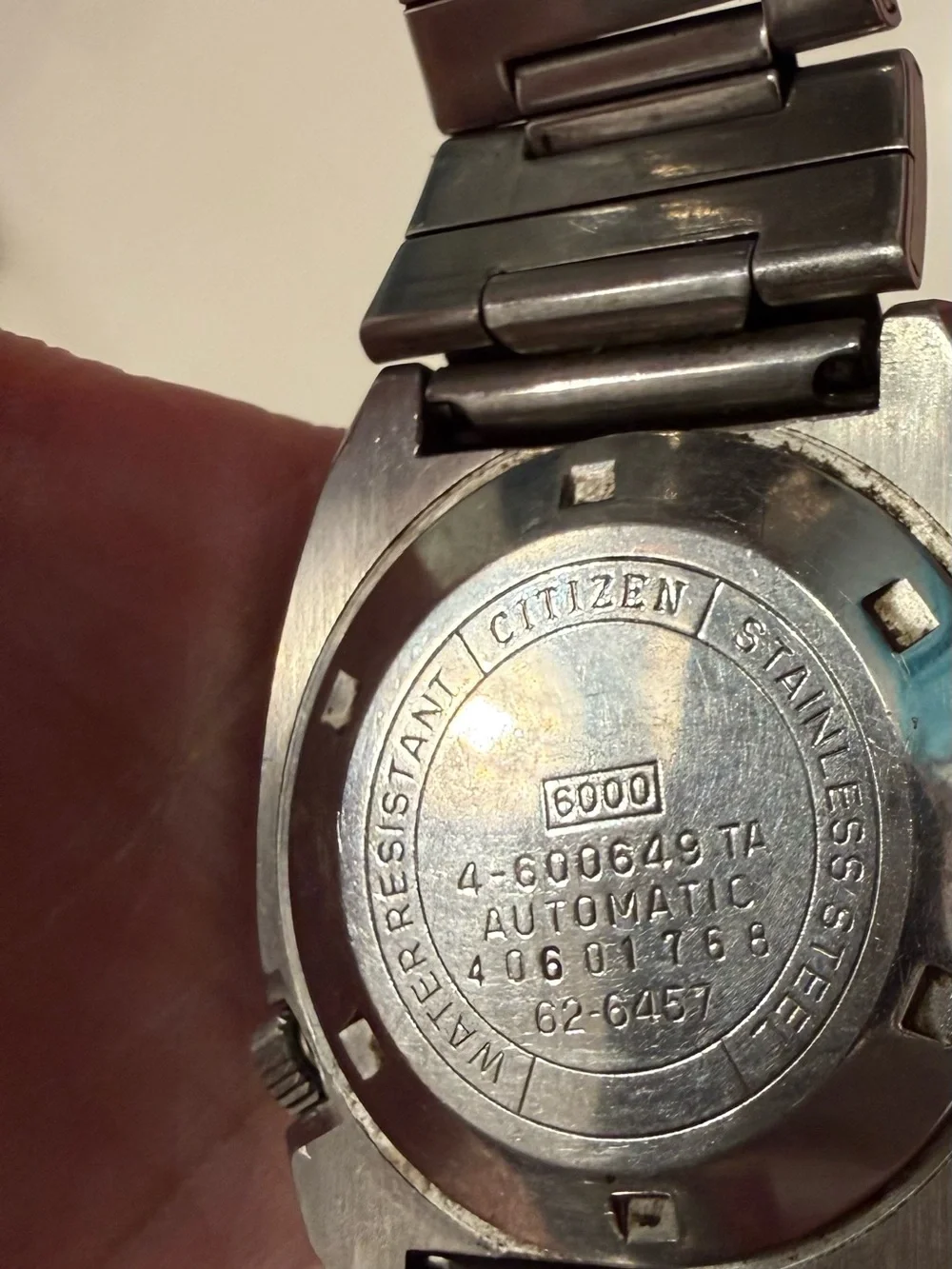 Citizen vintage 62-6457 6000 automatic watch